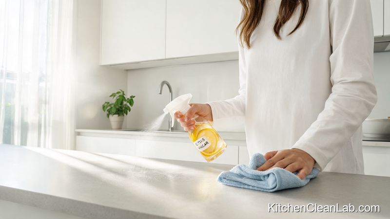 How to Make DIY All-Purpose Citrus Vinegar Kitchen Spray