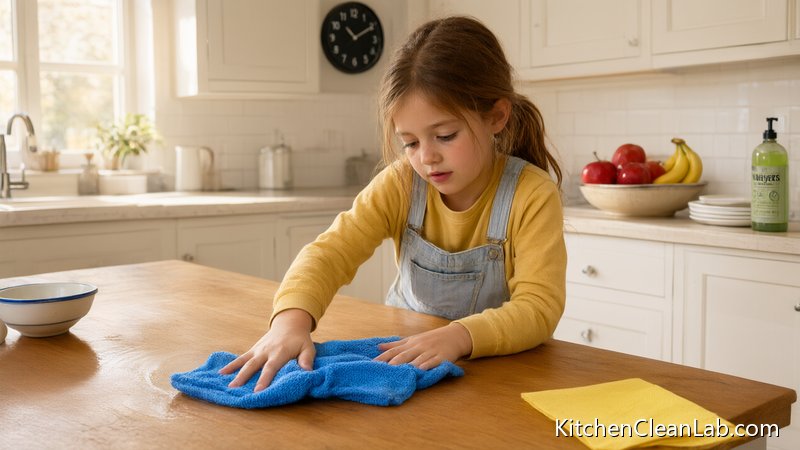 Train Kids for Daily Kitchen Cleanup: Age-by-Age Guide