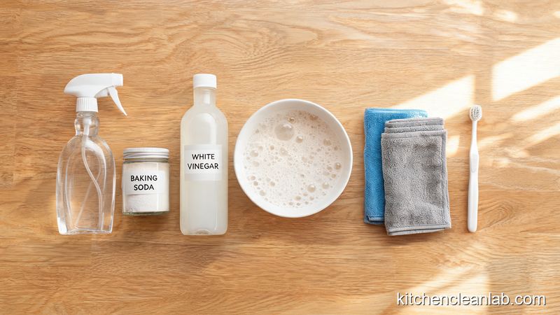 Close-up of sticky wood kitchen cabinet doors with grease buildup near a stovetop